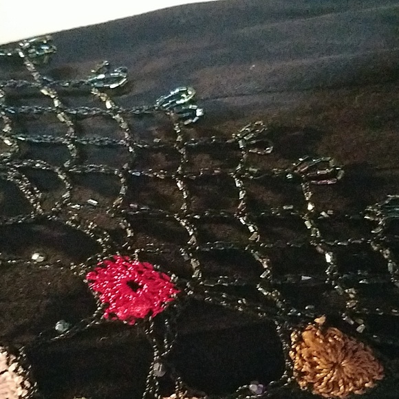 Boho Embroirdered Shawl/Scarf/Wrap - Picture 2 of 11